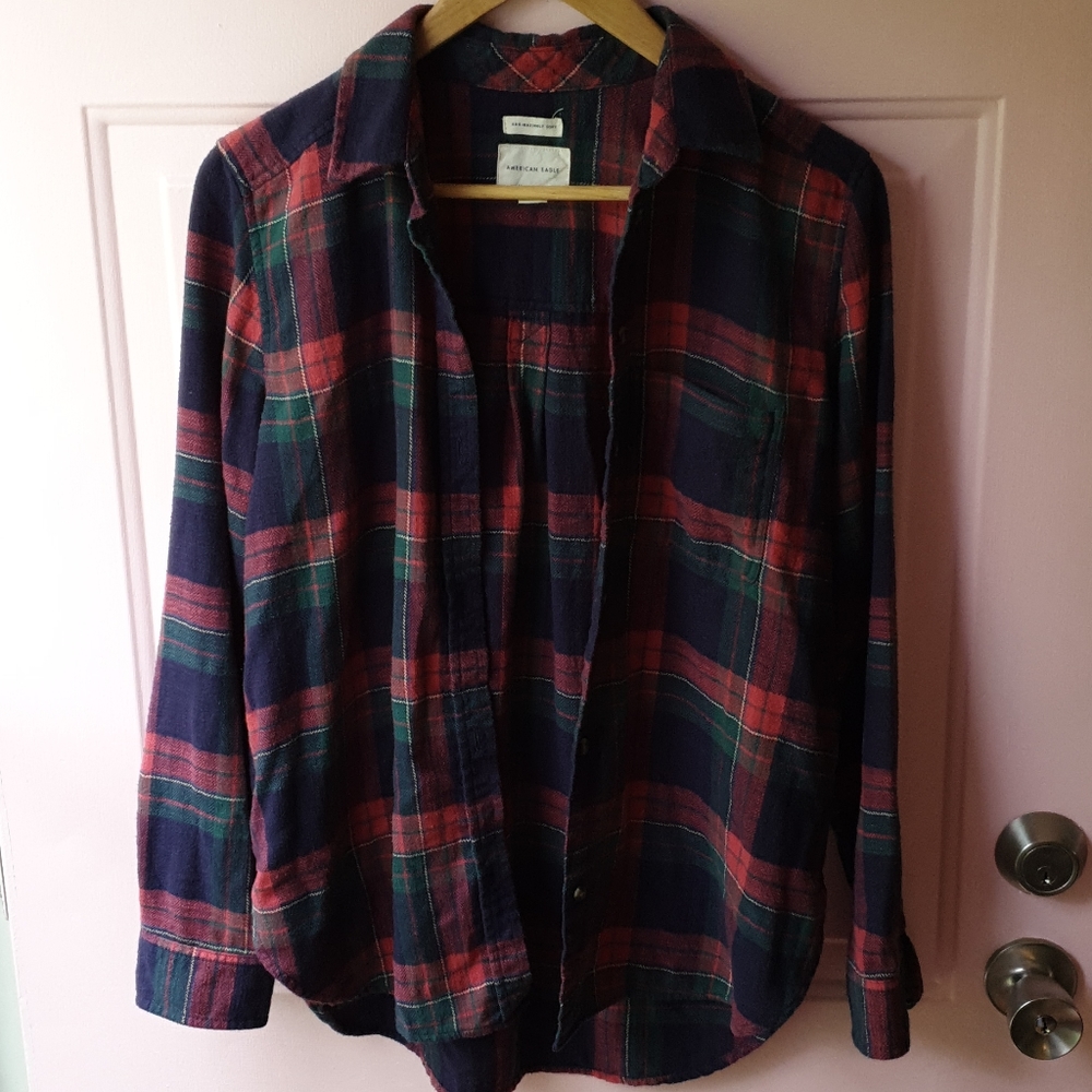 American Eagle Ahh-Mazingly Soft Boyfriend Flannel